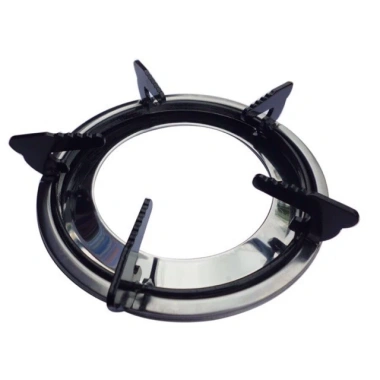 Kiềng bếp gas mặt kính 5 chân, 2 khay mâm inox bếp đơn đôi - Giá ưu đãi 18.500 VND 6