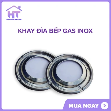 Kiềng bếp gas mặt kính 5 chân, 2 khay mâm inox bếp đơn đôi - Giá ưu đãi 18.500 VND 9