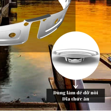 Kiềng chắn gió bếp ga mini Namilux - Tiết kiệm 30% gas, chỉ 25.000 VND