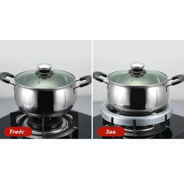 Kiềng Chắn Gió Tiện Lợi Cho Mọi Loại Bếp - Chống Tỏa Nhiệt, Tiết Kiệm Gas, Nấu Nhanh, Giá Chỉ 31.359 VND