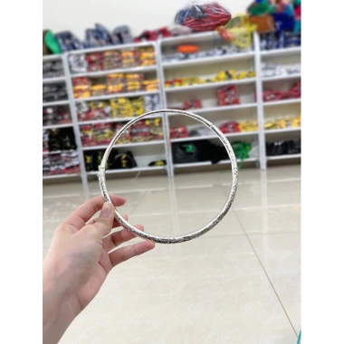 Kiềng Cổ Hoa Văn Mạ Bạc Thủ Công 100% Ảnh Thực - Giá Gốc 127.710 Giảm còn 99.000 VND 8