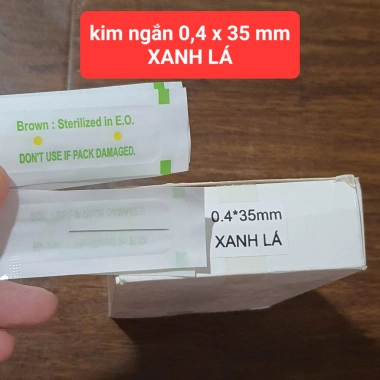 Kim 1 ngắn 0,4x35 mm XANH LÁ cho máy Thần Thánh và Pro - Giá chỉ 16.000đ 6