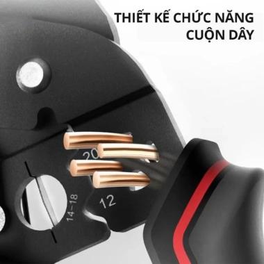 Kìm Bấm Dây Điện Đa Năng Thép Cao Cấp - Uốn, Cắt, Bấm, Tách Dây, Điều Chỉnh Lực Tuốt Dây - Giá 97.582 VND