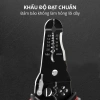Kìm Bấm Dây Điện Đa Năng Thép Cao Cấp - Uốn, Cắt, Bấm, Tách Dây, Điều Chỉnh Lực Tuốt Dây - Giá 97.582 VND 3