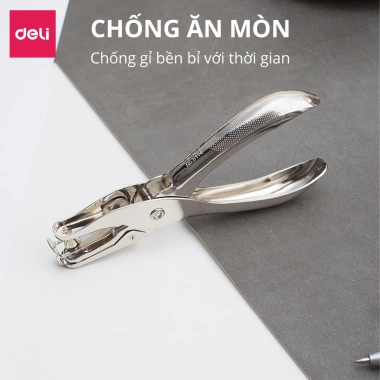 Kìm bấm lỗ giấy cao cấp Deli E114 – Dụng cụ sổ planner, journal, 28.300₫