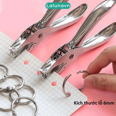 Kìm bấm lỗ giấy refill Lalunavn B117 - Dụng cụ tiện cho sổ planner, giảm giá 23.990 2 Kìm bấm lỗ giấy refill Lalunavn B117 - Dụng cụ tiện cho sổ planner, giảm giá 23.990 2