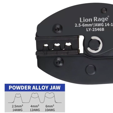 Kìm bấm MC4 LY-2.546B chống thấm nước, hỗ trợ 2,5-6mm² 14-10AWG, giá ưu đãi 144k 3 Kìm bấm MC4 LY-2.546B chống thấm nước, hỗ trợ 2,5-6mm² 14-10AWG, giá ưu đãi 144k 3