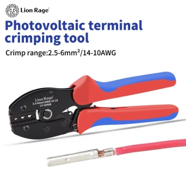 Kìm bấm MC4 LY-2.546B chống thấm nước, hỗ trợ 2,5-6mm² 14-10AWG, giá ưu đãi 144k