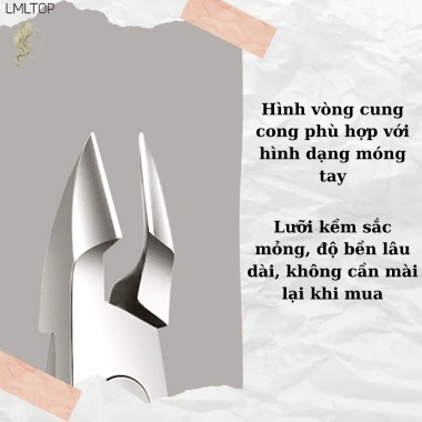 Kìm cắt da tay LMLTOP thép không gỉ H812 – Cắt chính xác, không tổn thương da, 27.685₫