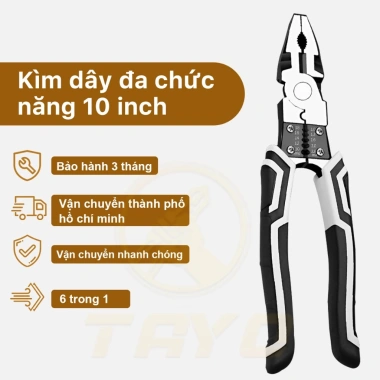 Kìm cắt sắt CRV Fute siêu khỏe, cắt thép, ổ khóa, dây xích, cáp điện - đa năng 75k