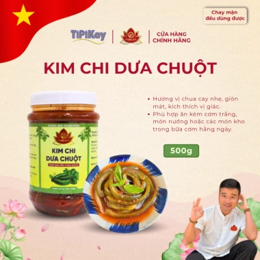 Kim Chi Dưa Chuột 500g Chay Mặn Đều Dùng Được - Giá 50.000 VND TiPiKay Shop