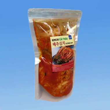Kim Chi Hàn Quốc Busan Foods 1Kg - Cải Thảo Nguyên Cây, Chua Cay, Ăn Liền, Giá giảm 198.000đ