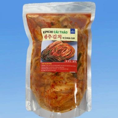 Kim Chi Hàn Quốc Busan Foods 1Kg - Cải Thảo Nguyên Cây, Chua Cay, Ăn Liền, Giá giảm 198.000đ