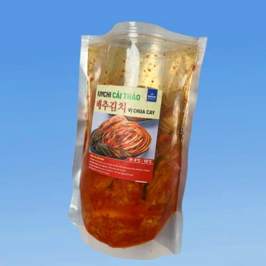 Kim Chi Hàn Quốc Busan Foods 1Kg - Cải Thảo Nguyên Cây, Chua Cay, Ăn Liền, Giá giảm 198.000đ