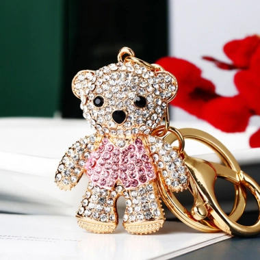 Kim Cương Gấu Xe Móc Khóa Sách Mặt Dây Chuyền Kim Loại, Móc Chìa Khóa, Vòng Quà Tặng 26.2.27 Giá 103.091₫ 2