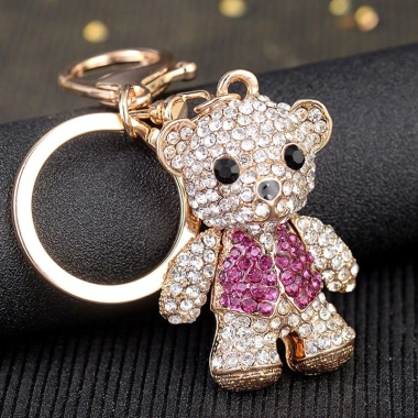 Kim Cương Gấu Xe Móc Khóa Sách Mặt Dây Chuyền Kim Loại, Móc Chìa Khóa, Vòng Quà Tặng 26.2.27 Giá 103.091₫ 3