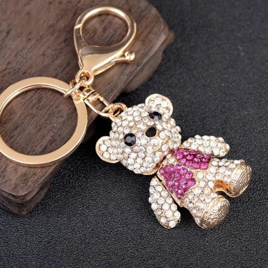 Kim Cương Gấu Xe Móc Khóa Sách Mặt Dây Chuyền Kim Loại, Móc Chìa Khóa, Vòng Quà Tặng 26.2.27 Giá 103.091₫ 4
