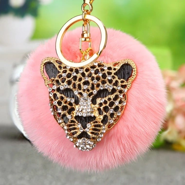 Kim Cương Giả Da Báo - Móc Khóa Kim Loại Cặp Đôi, Mặt Dây Chuyền, Vòng Quà Tặng - 95.220₫ 4