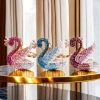 Kim Cương Stall Swan Xe Móc Khóa, Mặt Dây Chuyền, Móc Chìa, Quà Tặng Độc Đáo 4