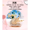 Kim Cương Stall Swan Xe Móc Khóa, Mặt Dây Chuyền, Móc Chìa, Quà Tặng Độc Đáo 8
