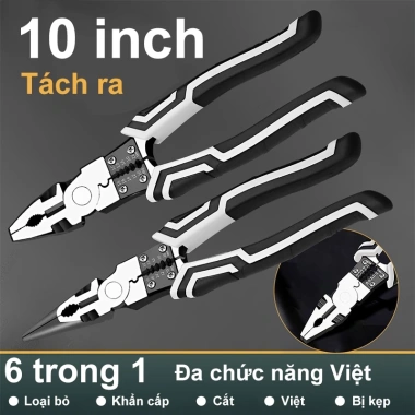 Kìm dây thép 10 inch đa năng Mũi kìm cắt dây dụng cụ phần cứng giảm giá 29.100₫ 2 Kìm dây thép 10 inch đa năng Mũi kìm cắt dây dụng cụ phần cứng giảm giá 29.100₫ 2