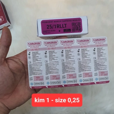 Kim Hồng Kwadron 0.25mm - Dùng cho Pen Phun Xăm Thẩm Mỹ & Body, Giá 34.300đ