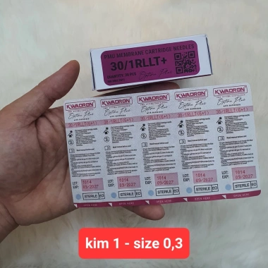 Kim Hồng Kwadrón mới 1 0.25mm 0.3mm chuyên dùng máy pen phun xăm thẩm mỹ body giảm còn 34.300 VND