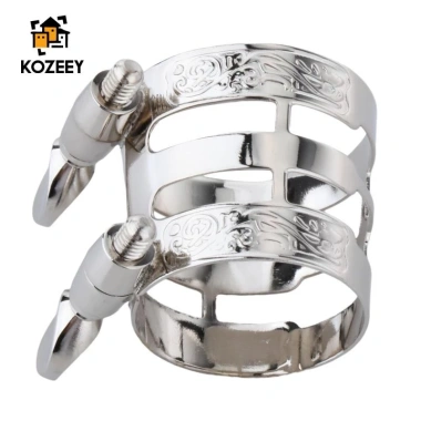 Kim Loại Alto Saxophone Miệng Dây Đeo – Âm Thanh Tuyệt Vời, E Flat, Kẹp Dụng Cụ 4 Kim Loại Alto Saxophone Miệng Dây Đeo – Âm Thanh Tuyệt Vời, E Flat, Kẹp Dụng Cụ 4
