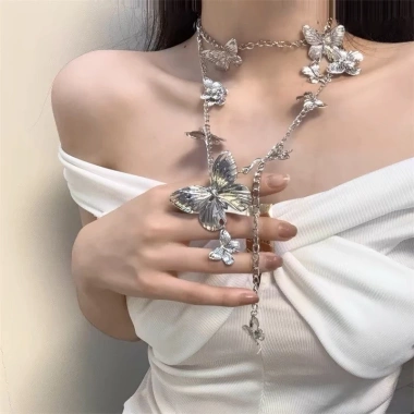 Kim Loại Bướm Viền Eo Dây Xích Nữ Phụ Kiện Sang Trọng Vàng Bạc 62.549 VND 7