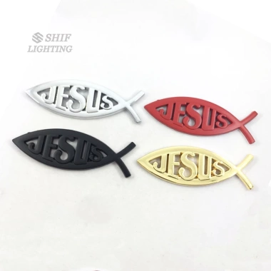 Kim Loại Nhỏ Chúa Giêsu Cá Logo Xe Đằng Sau Decal Biểu Tượng Quà Giáng Sinh 76.999₫