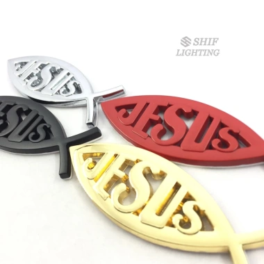 Kim Loại Nhỏ Chúa Giêsu Cá Logo Xe Đằng Sau Decal Biểu Tượng Quà Giáng Sinh 76.999₫