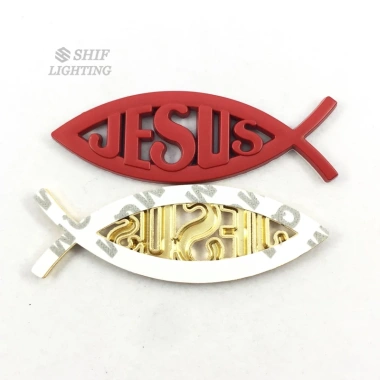 Kim Loại Nhỏ Chúa Giêsu Cá Logo Xe Đằng Sau Decal Biểu Tượng Quà Giáng Sinh 76.999₫