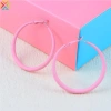 Kim Loại Xịt Sơn Vòng Bông Tai S925 Bạc Kim 10 Màu Bông Tai Lớn Cá Tính Giá Giảm 34.063₫ 6
