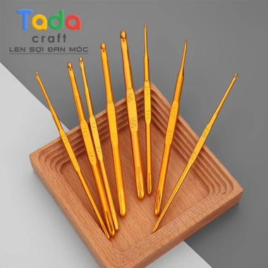 Kim móc 2 đầu cán vàng lẻ size - Đường may chắc, giá 20.000đ, giảm từ 25.600đ 6 Kim móc 2 đầu cán vàng lẻ size - Đường may chắc, giá 20.000đ, giảm từ 25.600đ 6