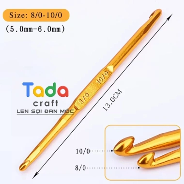 Kim móc 2 đầu cán vàng lẻ size - Đường may chắc, giá 20.000đ, giảm từ 25.600đ 16 Kim móc 2 đầu cán vàng lẻ size - Đường may chắc, giá 20.000đ, giảm từ 25.600đ 16