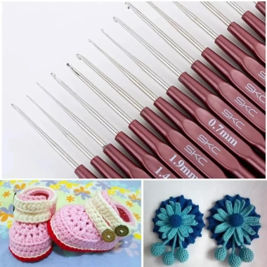 Kim Móc Len Cán Nhựa Cứng SKC Size 0.9-1.75mm Giá 23.000 Khuyến Mãi 9 Kim Móc Len Cán Nhựa Cứng SKC Size 0.9-1.75mm Giá 23.000 Khuyến Mãi 9