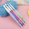 Kim móc len nhựa dẻo size lớn - Dùng cho len sợi cỡ lớn, giảm giá 37.000 VND