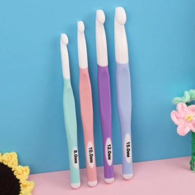 Kim móc len nhựa dẻo size lớn - Dùng cho len sợi cỡ lớn, giảm giá 37.000 VND 4 Kim móc len nhựa dẻo size lớn - Dùng cho len sợi cỡ lớn, giảm giá 37.000 VND 4