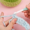 Kim móc len nhựa dẻo size lớn - Dùng cho len sợi cỡ lớn, giảm giá 37.000 VND 7