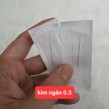 Kim ngắn 0,3 (0.3x35mm) siêu bén - Dùng cho máy xăm thần thánh, pro, chỉ 15.800đ