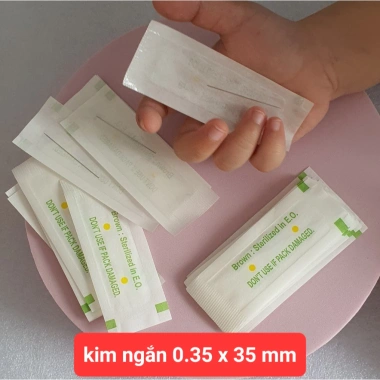 Kim ngắn size 0,35 0.35x35mm siêu bén cho máy xăm thần thánh và pro - 16.000 VND
