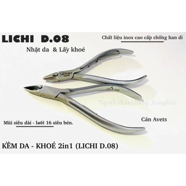 Kìm Nhặt Da Lấy Khoé D08 Mũi 16 - Giảm Giá 220.000đ, Giá Gốc 286.000đ, Loại Bỏ Mụn Nhanh