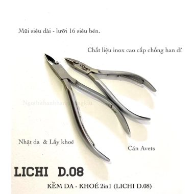 Kìm Nhặt Da Lấy Khoé D08 Mũi 16 - Giảm Giá 220.000đ, Giá Gốc 286.000đ, Loại Bỏ Mụn Nhanh