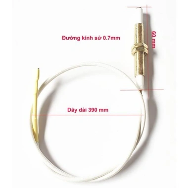 Kim sứ đa năng dây đánh lửa bếp gas âm, ốc vặn định vị tùy chỉnh, phù hợp bếp âm điêu gang, giá 9.900 VND 9