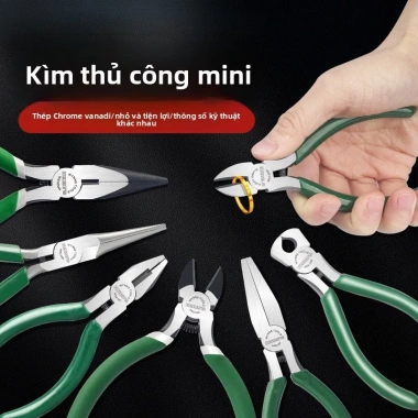 Kìm thủ công Mini 17cm - kìm kim, nose, chéo, dây không răng, giá chỉ 192.517 VND