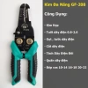 Kìm tuốt dây điện đa năng GOFUTHER cao cấp thép CRV - Cắt, tuốt, bấm cos 3 trong 1 3