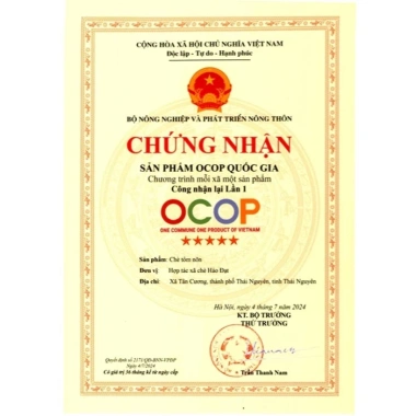 Kim tuyến chè tôm nõn 5 gói 1 lạng HTX Hảo Đạt Tân Cương, chỉ 700k