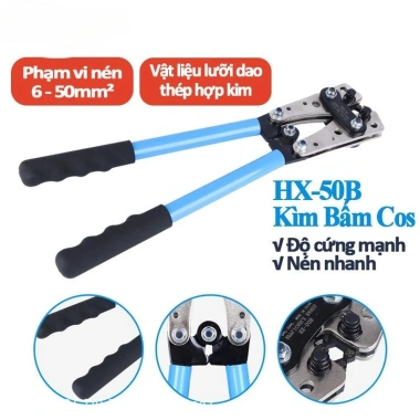Kìm uốn 6-50mm² cầm tay - Dụng cụ cáp pin chuyên nghiệp, Lug Crimper đa năng cho xe đạp, giảm 23% 8 Kìm uốn 6-50mm² cầm tay - Dụng cụ cáp pin chuyên nghiệp, Lug Crimper đa năng cho xe đạp, giảm 23% 8