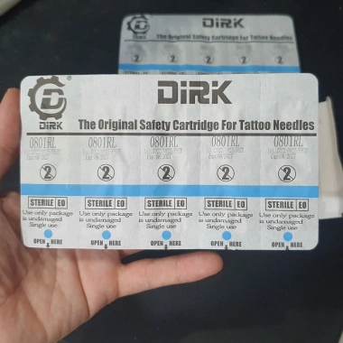 Kim xăm hoa cúc DIRK cho máy pen – Lưỡi sắc bén, phun môi mày chuẩn nét, giá 13.650₫