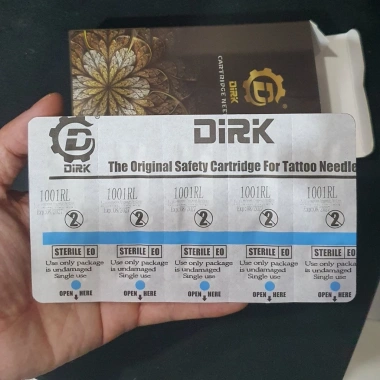 Kim xăm hoa cúc DIRK cho máy pen – Lưỡi sắc bén, phun môi mày chuẩn nét, giá 13.650₫